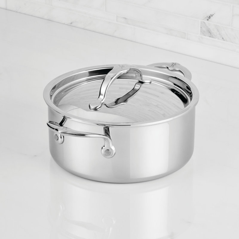 Probond Luxe 3-Quart Professional Clad Stainless Steel Soup Pot With Lid