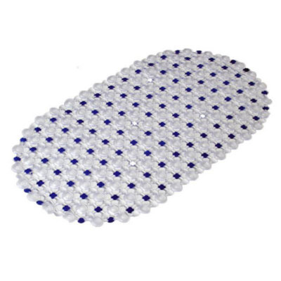 PVC Anti-Skid Bath Mats Floor Mat For Bathtub, Shower Pad, Anti-Slip Bath Safety Rug Non-Slip Bath Mats 26.7X14.9In, TB