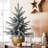 1.5Ft Flocked Artificial Tree Potted