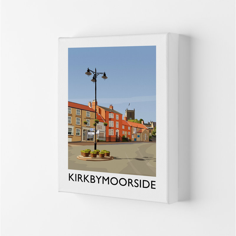 Kirkbymoorside Portrait by Richard O'Neill - Print, Wrapped Canvas, 59.4cm H x 42cm W x 4cm D