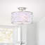 Glass Semi Flush Mount