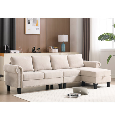 Canapé modulaire moderne avec table de rangement 4