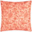 Anemone Peaches Indoor / Outdoor Floral Orange Square Throw-109318328