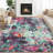 Abstract Machine Washable Rug for Living Room Soft Bedroomm Rug Non Shedding Indoor Floor Mats Modern Contemporary Colorful Office Carpet Stain Resistant Throw Carpet-1942248526