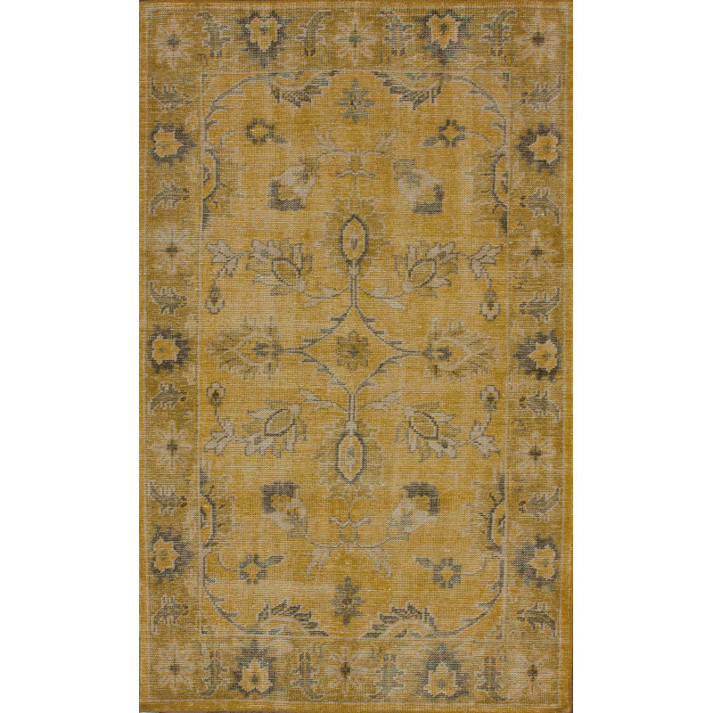 Kittredge Hand Knotted Floral Indoor Rug, 8' x 10'