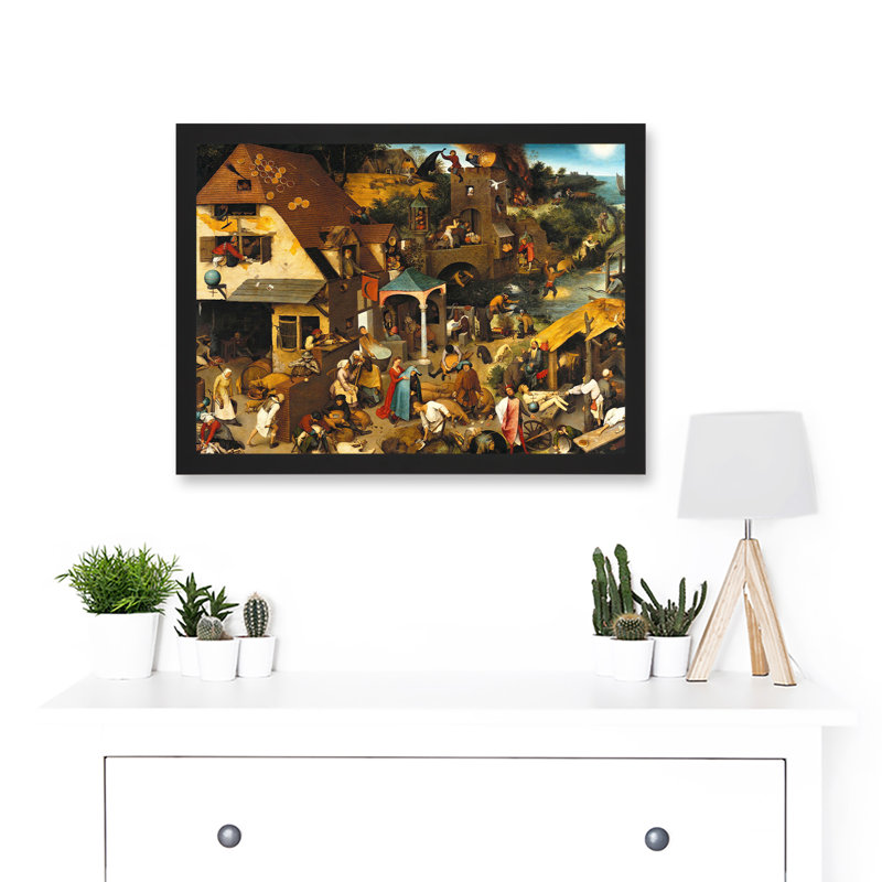 Netherlandish Proverbs - Single Picture Frame Art Prints
