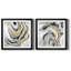 «Bold Agate I», ensemble de 2 impressions encadrées-61474154-61474155