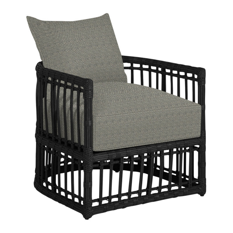 Fauteuil demi-tonneau Newport - Onyx, Pas de soudure, Intermix écorce, Onyx