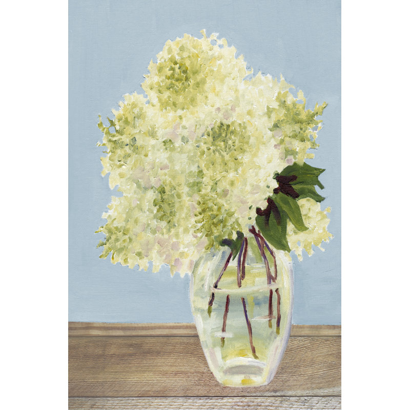 Hydrangea Vase II by Dianne Miller - Painting Print, 30cm H x 20cm W, Wrapped Canvas