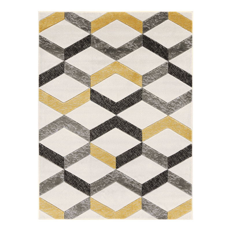 Good Vibes Geometric Area Rug, Rectangle 160cm x 220cm
