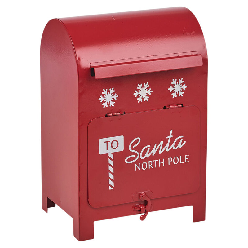 Analuisa Metal Post Mounted Post Box