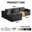 Canapé modulaire 108 po Cloud -1367401197-1367580679