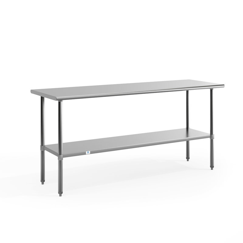Table de préparation et de travail Woodford, H 34,25 po x L 72 po x P 30 po
