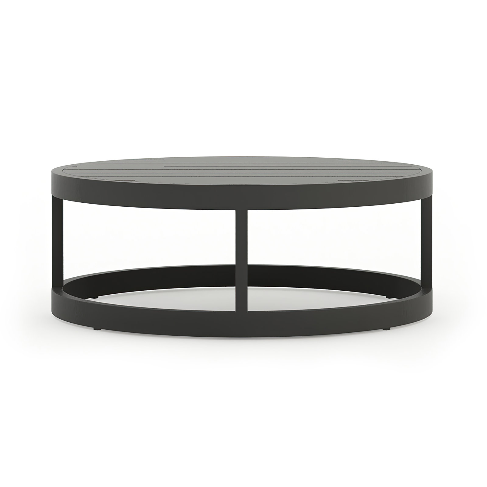 Bergeron 34" Patio Table, Slate