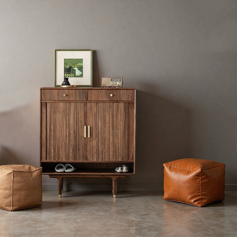 Petite armoire à chaussures de style américain
