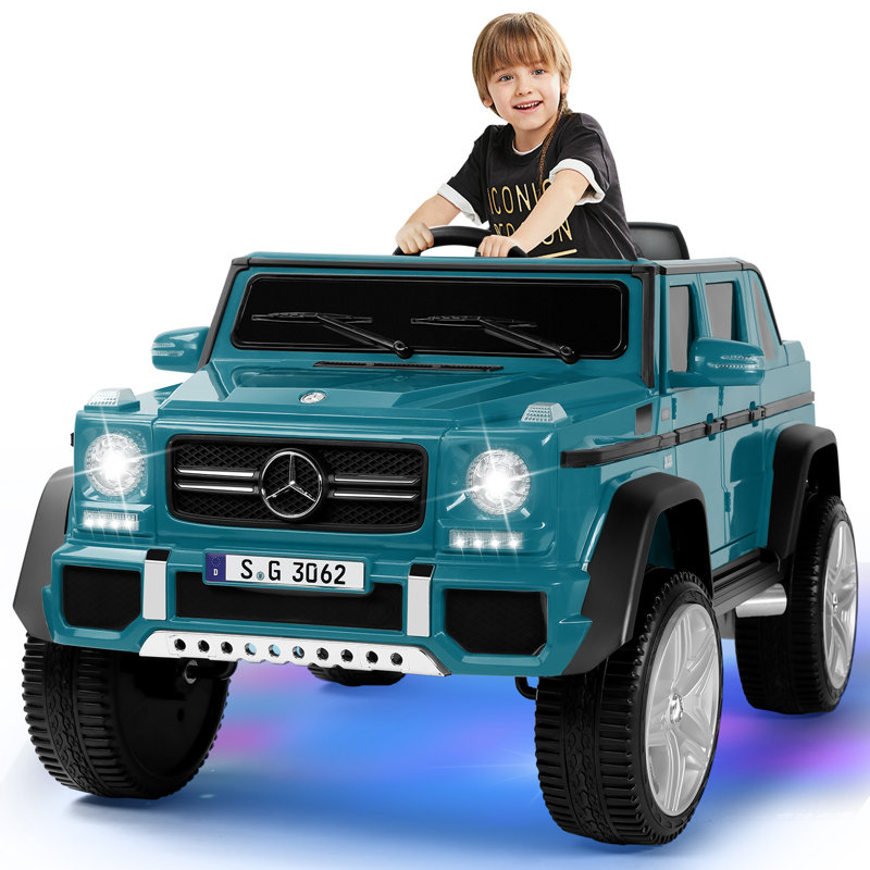 cosvalve All-Terrain Vehicles Battery Powered Ride on Toy with Remote Control, Peacock Blue
