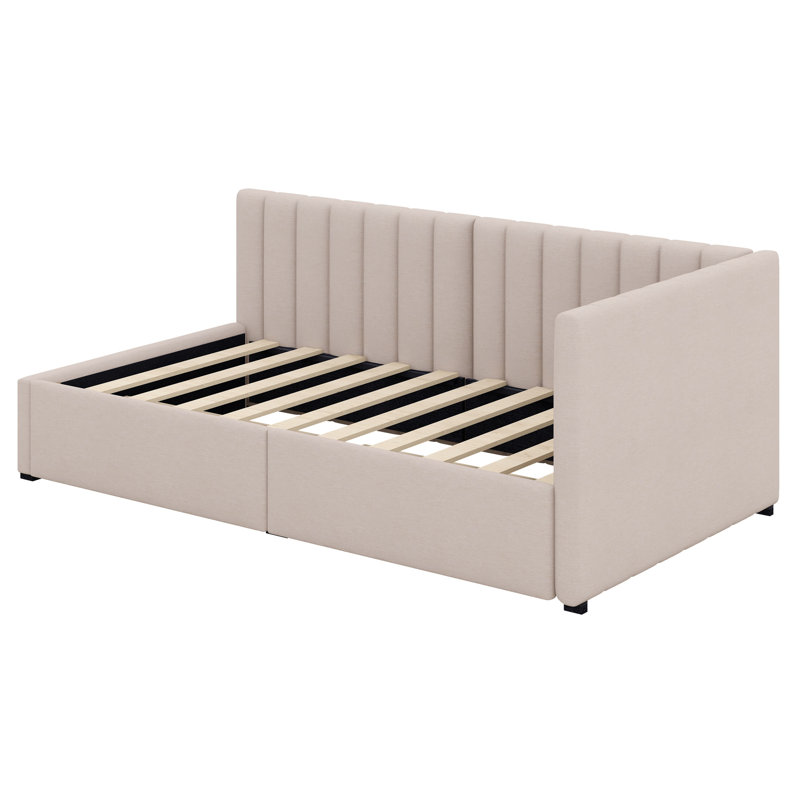 Lit de jour Tikiya, Beige