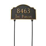 Vanderbilt 2-Line Lawn Address Sign