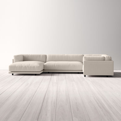 Sunday Upholstered L-Shaped Sectional
