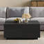 Table basse 33,25 "carrée avec 4 tiroirs-1675458839