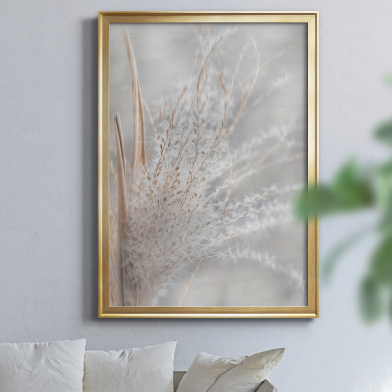 «Summer Wisps I» par J Paul - reproduction de photo sur toile encadrée, H 22,5 po x l 30,5 po x P 1,5 po, Doré