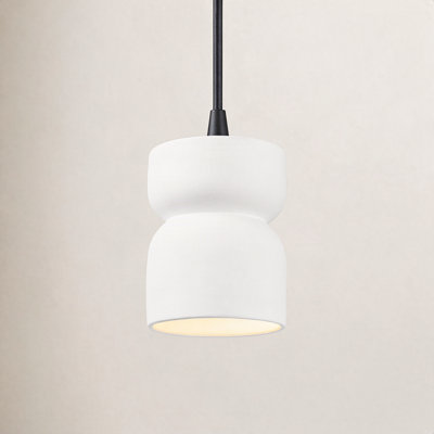 Leni Ceramic Hourglass Single Pendant