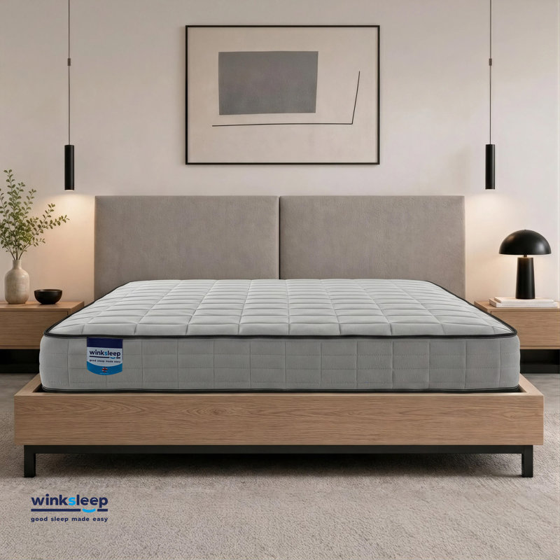 Adaptive Hybrid Pocket Spring Mattress with Cooling Gel Foam, 5ft King Size (200 x 150 x 23 cm)