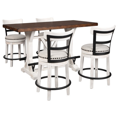 Roesler 4 - Person Trestle Dining Set