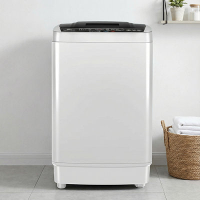 2.8 Cu. Ft. High Efficiency Portable Washer Space-Saving Washing Machine With Stainless Steel Washer Drum, Child Safety Lock