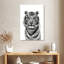 Tigre du Bengale monochrome Brampt-108441927