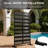 Metal Privacy Screen With Block Pattern
