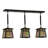 Seneca 3 - Light Antique Bronze Kitchen Island Pendant