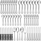 Canora Grey Bailey-Shay Stainless Steel Flatware Set - Service for 12