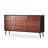 Walnut Solid + Manufactured Wood Accent Cabinet-890431249