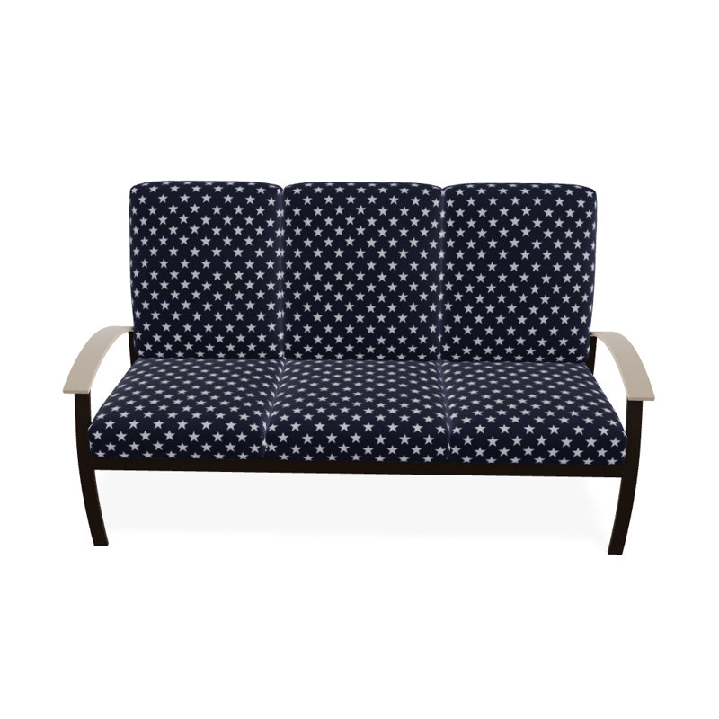 Belle Isle Outdoor 3 - Seat Patio Sofa, Textured Kona, Betsy
