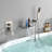 1 Handle Wall Waterfall Faucet with Diverter-64851665
