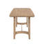 Ensemble de 7 chaises de table de salle à manger rectangulaires rembourrées en tissu brun clair-362013115