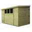 Shiplap Pent Wooden Shed-121671761