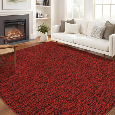 Solid Machine Washable Rug with Rubber Backing for Living Room Modern Non-Slip Dining Room Rug for Bedroom Floor Carpet for Office Nursery Playroom