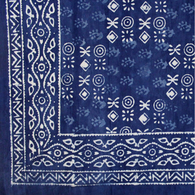 Cotton Tapestry, Blue