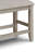 Farmhouse Style 1Pc Counter Height Bench Footrest Upholstered Seat Wooden Furniture-488359761-488359774