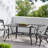 Outdoor Cast Aluminum Rectangular Dining Table
