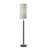 Benas 58'' Satin Steel Column Floor Lamp