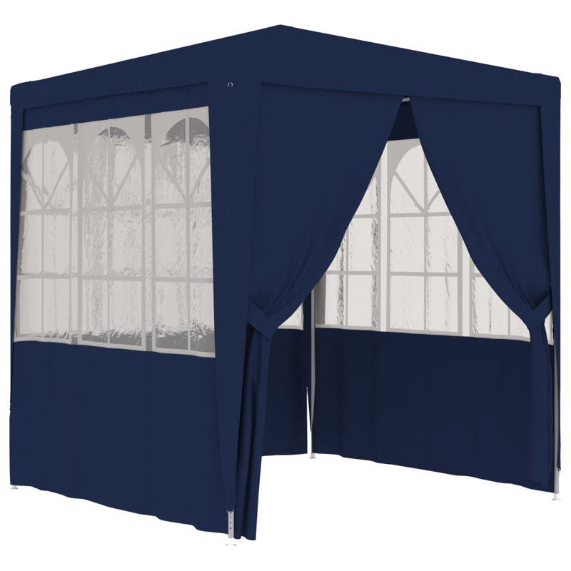 vidaXL Party Tent Anthracite Polyethylene 8.2x8.2 ft, Anthracite, 98.4"W x 98.4"D x 94.5''H