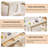 Cream White Rectangle Sintered Stone Writing Desk-789162269