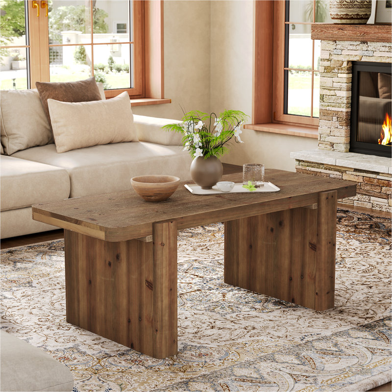 Solid Wood Coffee Table, 47-inch Center Table