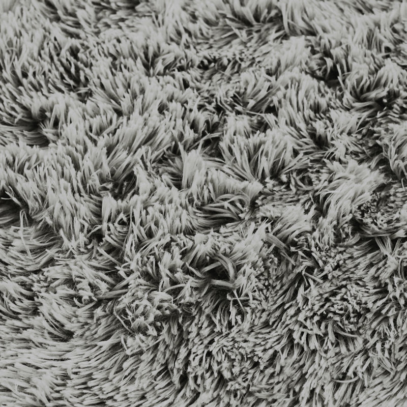 Sebbie Solid Colour Shag Area Rug, Rectangle 225 x 340cm