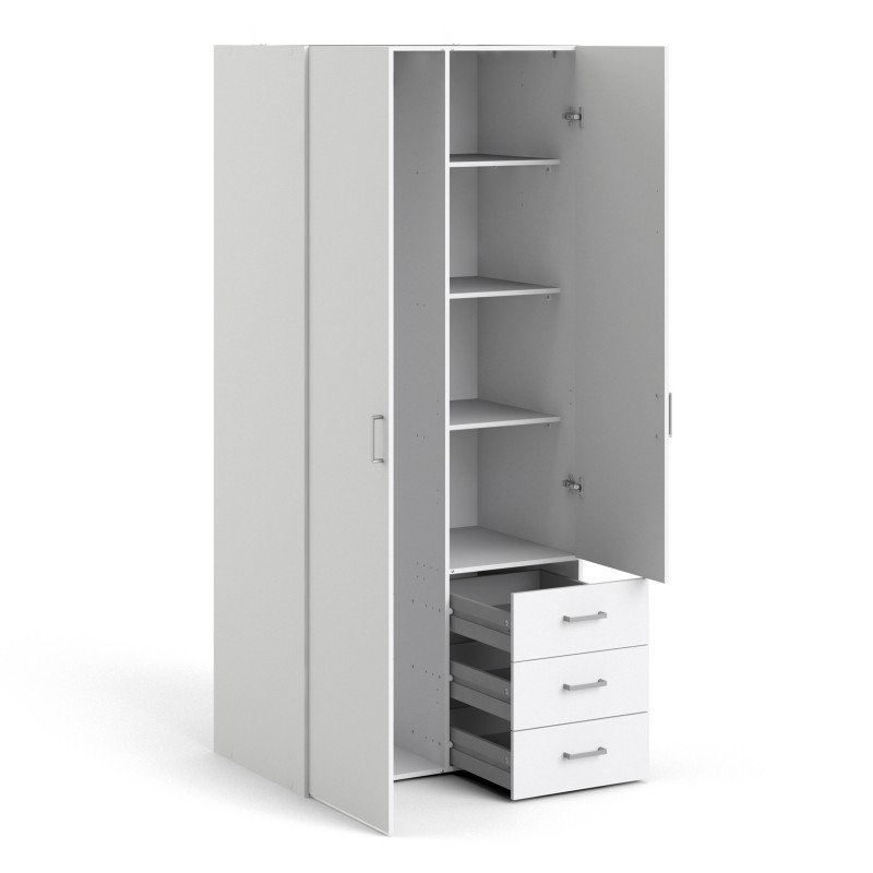 Orval 2 Door Manufactured Wood Wardrobe