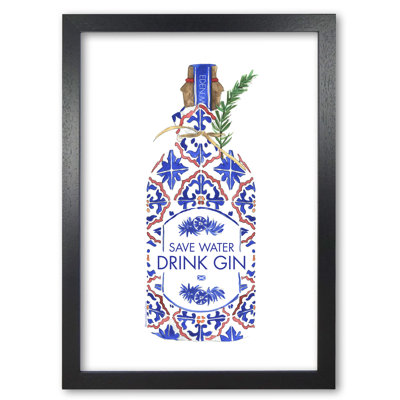 Save Water Drink Gin - Print