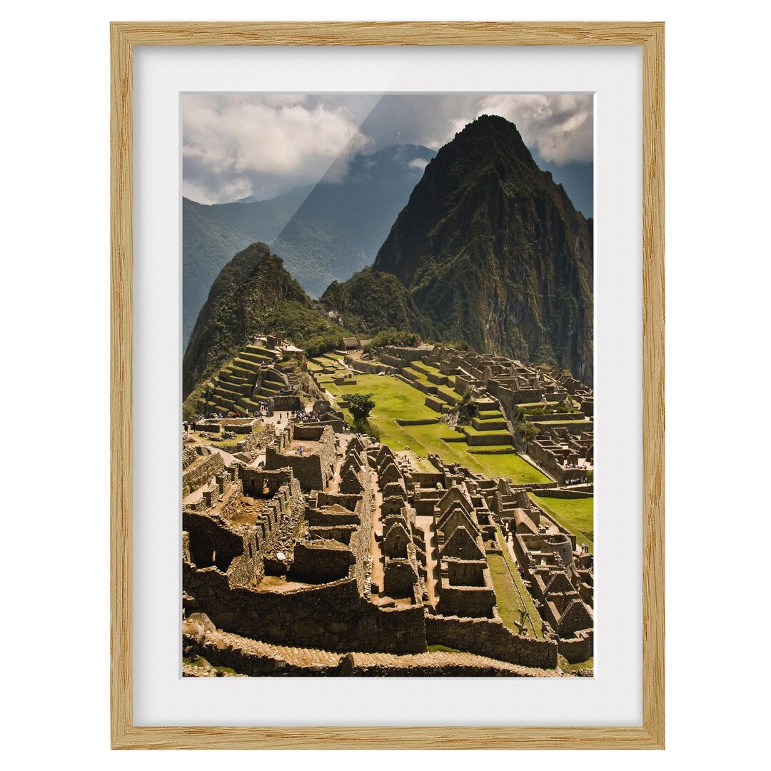 Gerahmter Fotodruck Machu Picchu